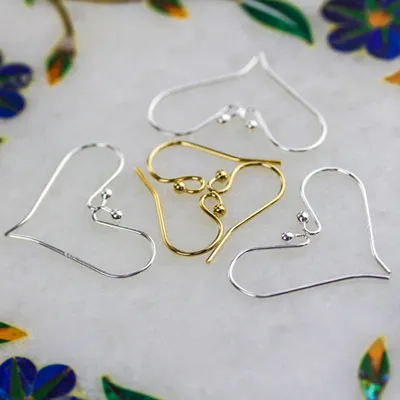 Wholesale Jewelry Supplies - 5 pairs, Sterling Silver French Hook