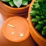 Gold-Filled Small Flat Star Charm