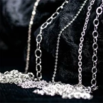 Sterling Silver 3.7mm Flat Cable Chain Footage