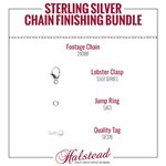Sterling Silver 3mm 22 gauge Jump Rings