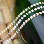 Gold-Filled 4mm Sequin Chain Footage