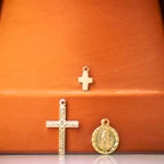 Gold-Filled Tiny Cross Charm
