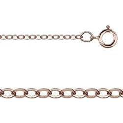 Rose Gold-Filled 1.6mm Flat Cable Chain Series