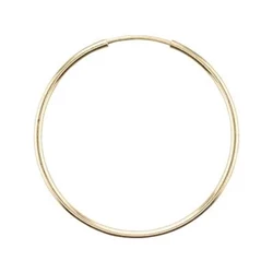 50mm Gold-Filled Infinity Hoop Earrings