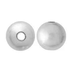 2mm Sterling Silver Lightweight Seamless Spacer Beads .8mm hole (200 pcs)
