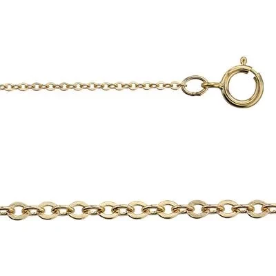 Gold-Filled 18 inch 1mm Stringing Cable Chain