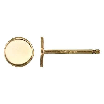 Gold-Filled Circle Post Earring
