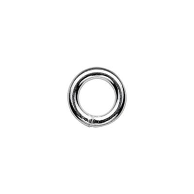 Sterling Silver 5mm 18 gauge Soldered Closed Jump Rings