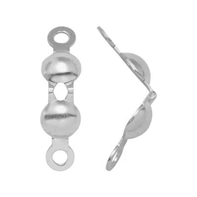 Sterling Silver Clamshell Beading Tip
