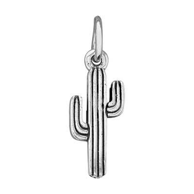 Sterling Silver Tiny Cactus Charm