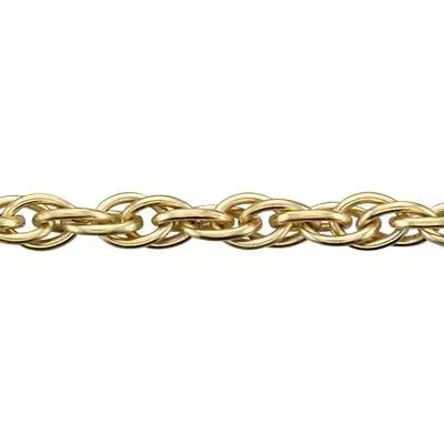 Gold-Filled 2.3mm Rope Chain Footage