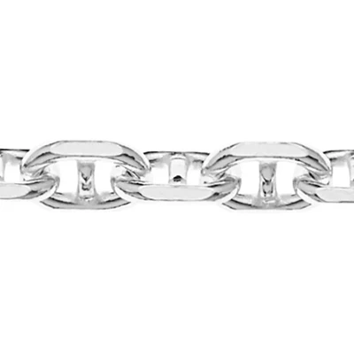 Sterling Silver 4.4mm Marine Chain Footage