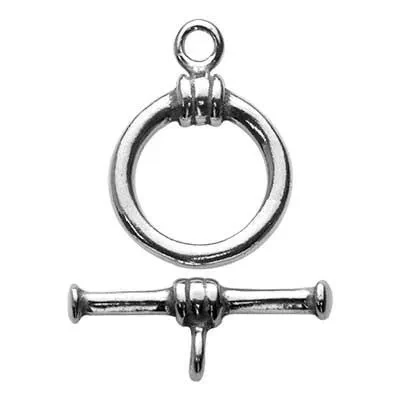 Sterling Silver Small Classic Toggle