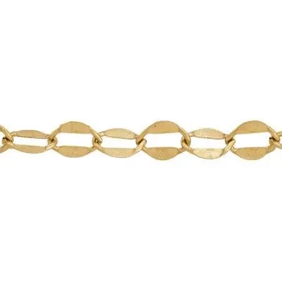 Gold-Filled 2.5mm Open Sequin Chain Footage