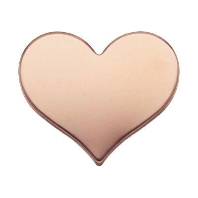 Rose Gold-Filled Large 24 gauge Heart Blank