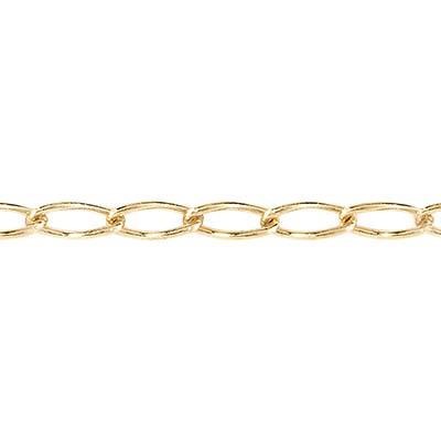 Gold-Filled 1.6mm Curb Chain Footage
