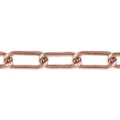 Rose Gold-Filled 2.5mm Drawn Cable Chain Footage