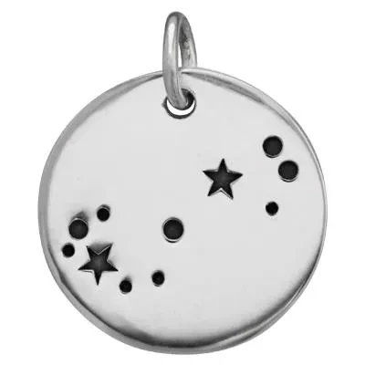 Sterling Silver Scorpio Zodiac Constellation Charm