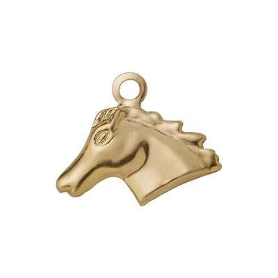 Gold-Filled Horse Head Charm