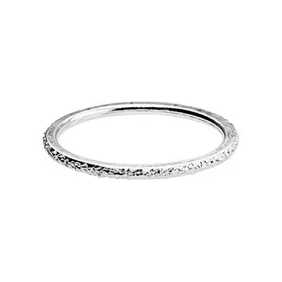 Sterling Silver Stardust Ring Size 8
