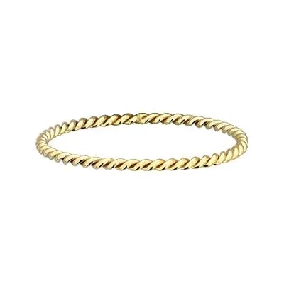 Gold-Filled Twisted Ring Size 9