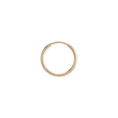 Gold-Filled 14mm Endless Hoop Earrings
