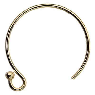 Gold-Filled Ball End Hoop Earwire