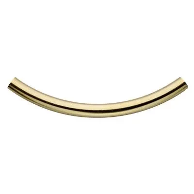 Gold-Filled 3x35 Curved Tube Bead