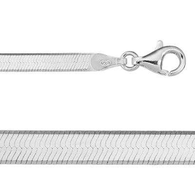 Sterling Silver 18 inch Diamond Cut Magic Herringbone Chain