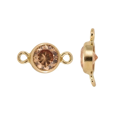 Gold Filled 4mm Champagne November Link