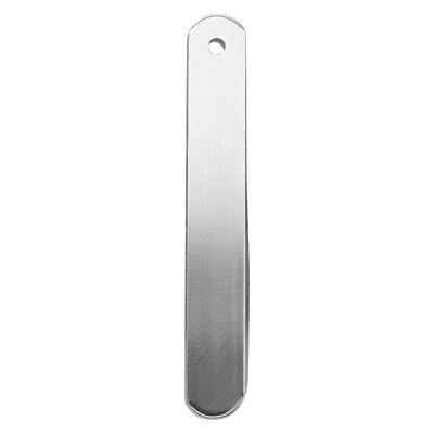 Sterling Silver Rounded Bar Drop
