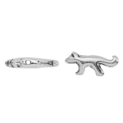 Sterling Silver Fox Fetish Bead