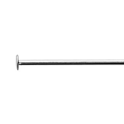 Sterling Silver 3 inch 21 gauge Headpin