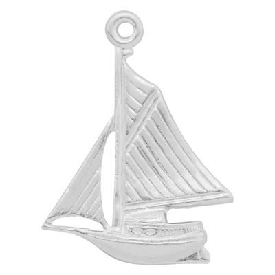 Sterling Silver Light Sailboat Charm