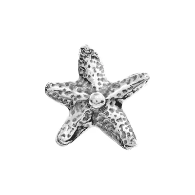Sterling Silver Oxidized Starfish Solder Ornament