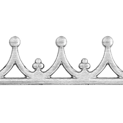 Sterling Silver Crown Gallery Wire