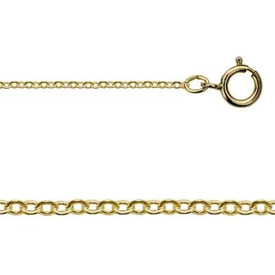Gold-Filled 18 inch 1.2mm Flat Cable Chain