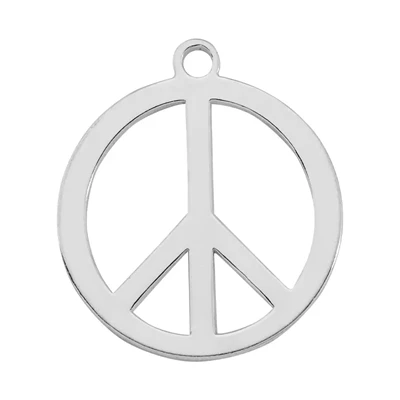 Sterling Silver Peace Charm