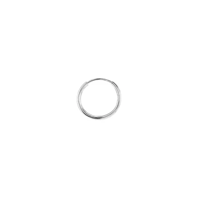 Sterling Silver 12mm Endless Hoops Earrings