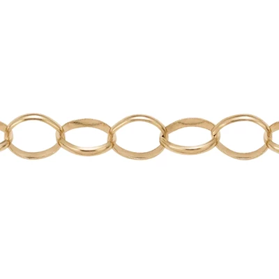 Gold-Filled 3mm Light Rolo Chain Footage