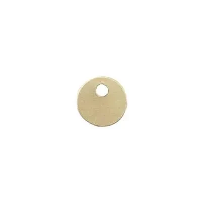 14k Gold Tiny Circle Sequin Drop