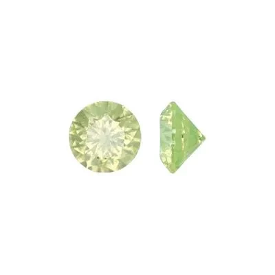 4mm Cubic Zirconia Lime Green CZ