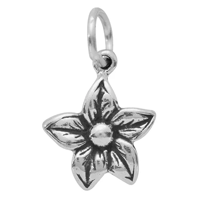 Sterling Silver Jasmine Charm