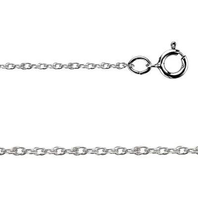 Sterling Silver 16 inch Double Rope Chain