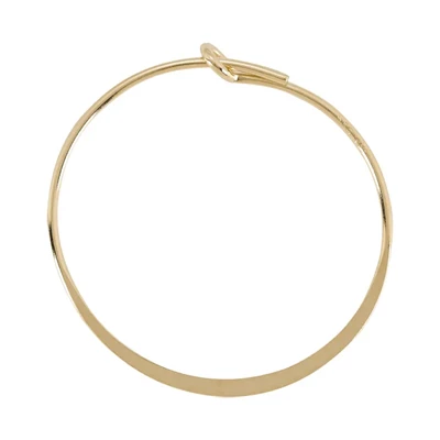 Gold-Filled 20mm Flat Wire Hoop