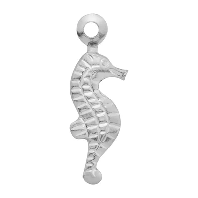 Sterling Silver Light Seahorse Charm