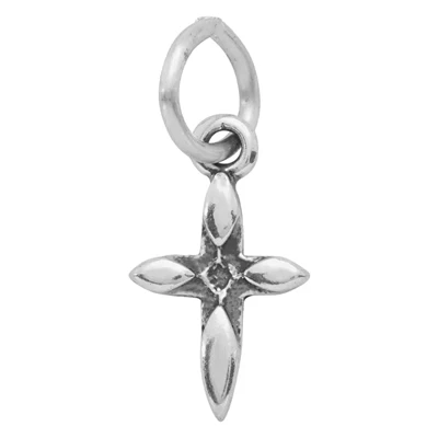Sterling Silver Tiny Western Cross Charm
