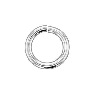 Sterling Silver 8mm Hard Snap Jump Ring