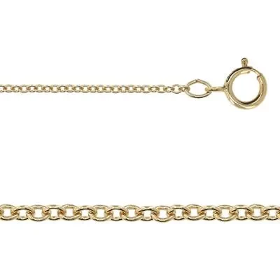 Gold-Filled 18 inch 1.3mm Cable Chain
