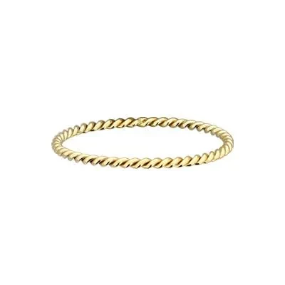Gold-Filled Twisted Ring Size 7